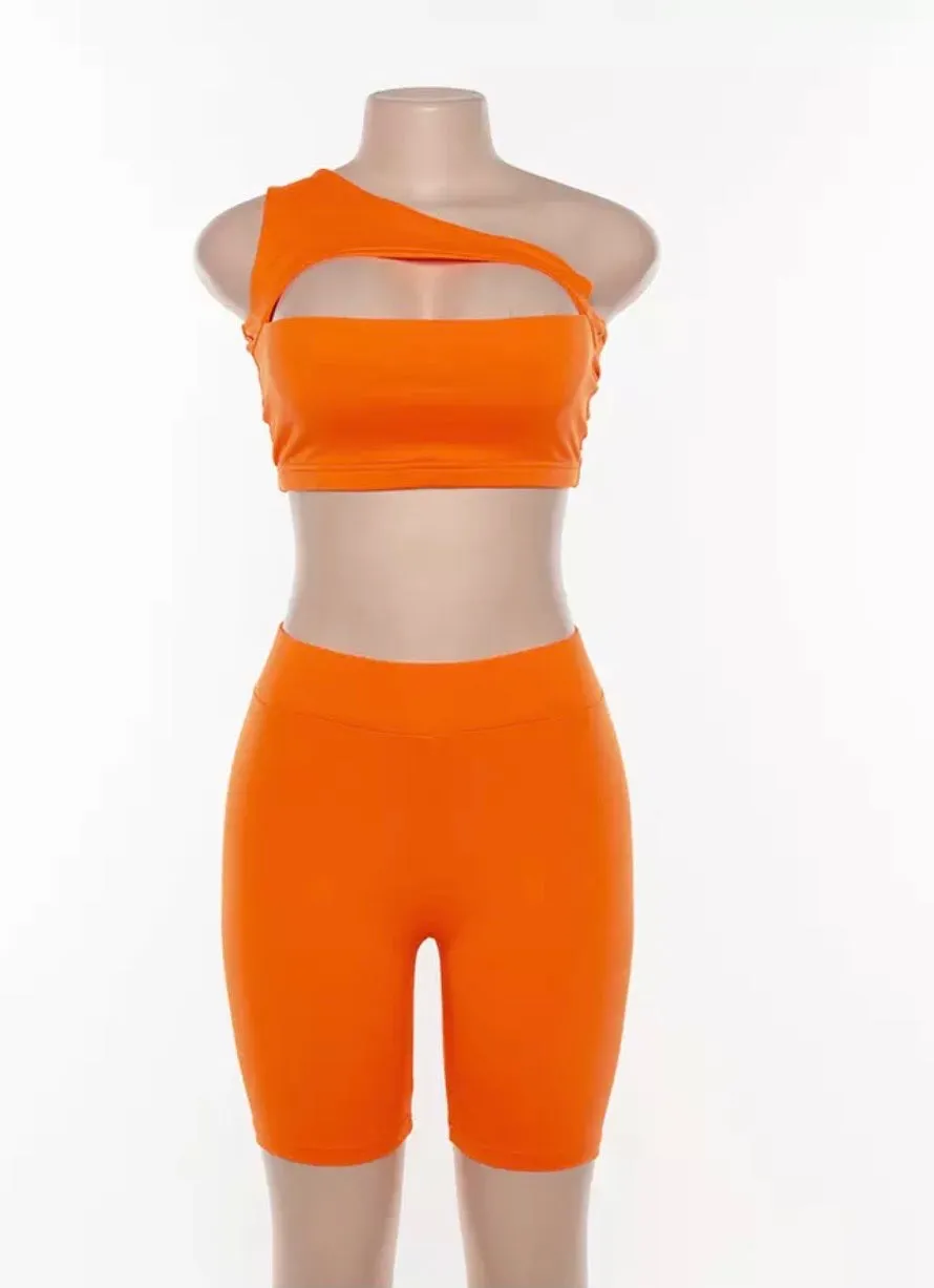 SIP & CHILL BIKER SHORTS | SET
