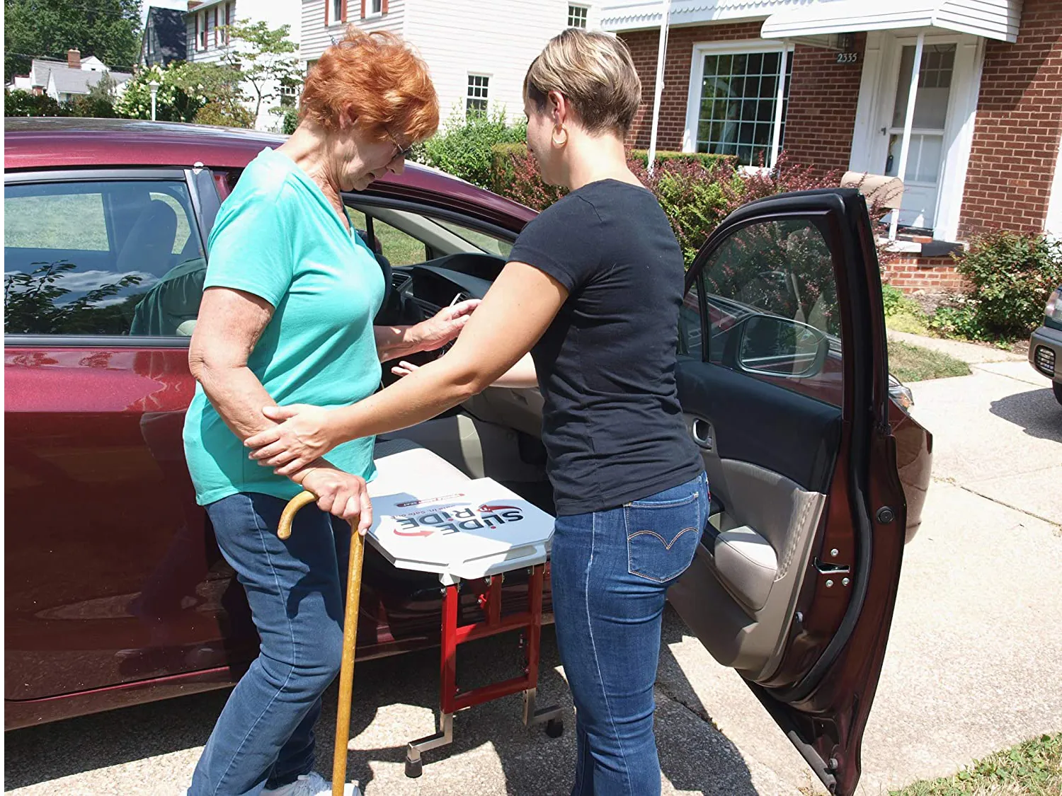 Slide 'n Ride vehicle transfer seat for Akron Children's Hospital