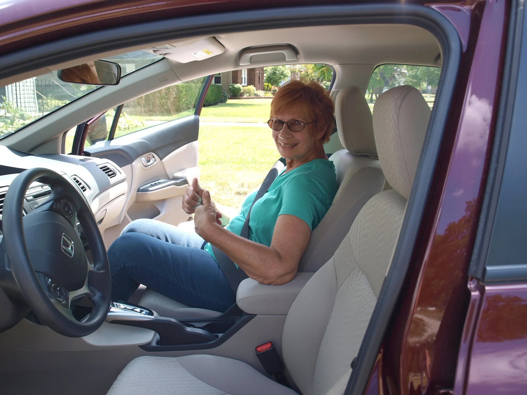 Slide 'n Ride vehicle transfer seat for Akron Children's Hospital