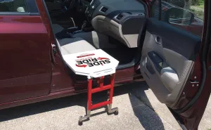 Slide 'n Ride vehicle transfer seat for Akron Children's Hospital
