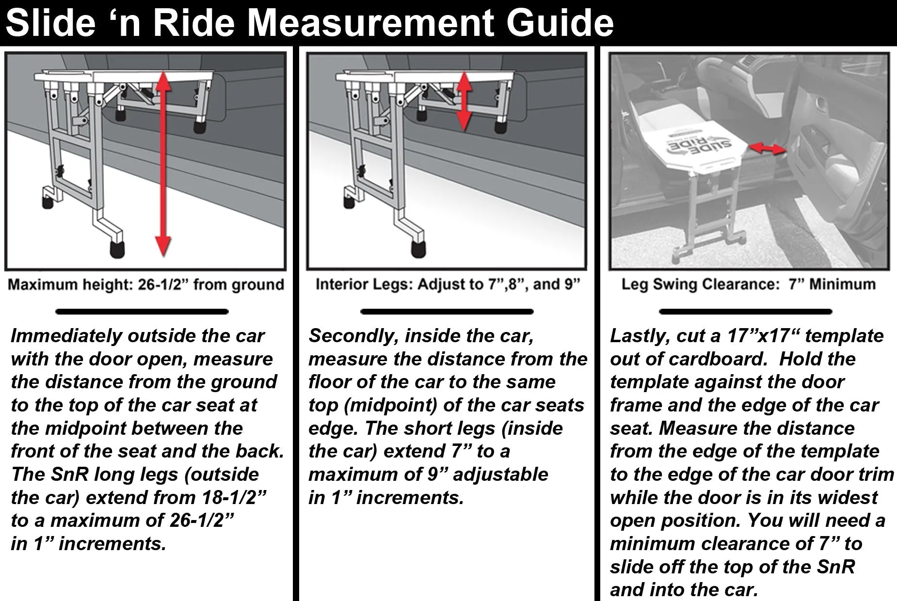 Slide 'n Ride vehicle transfer seat for Akron Children's Hospital