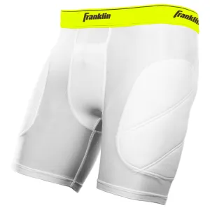 Sliding Short Beisbol Softbol Franklin Blanco Verde INFANTIL