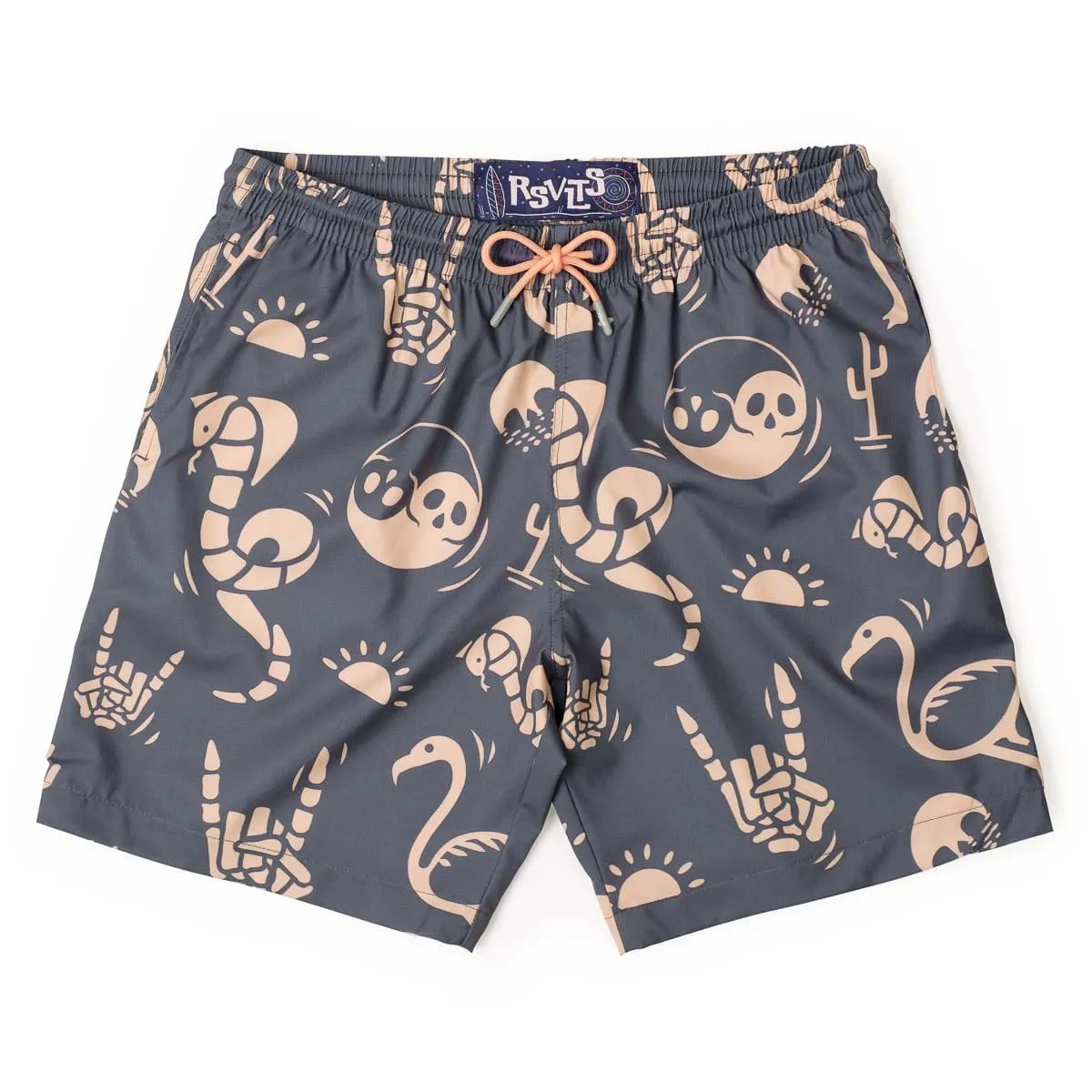 Snakes, Skulls, and Sunsets – Hybrid Shorts