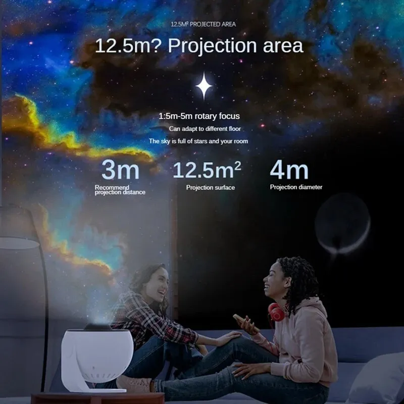 Starry Night Galaxy Projector Lamp: Transform Your Space