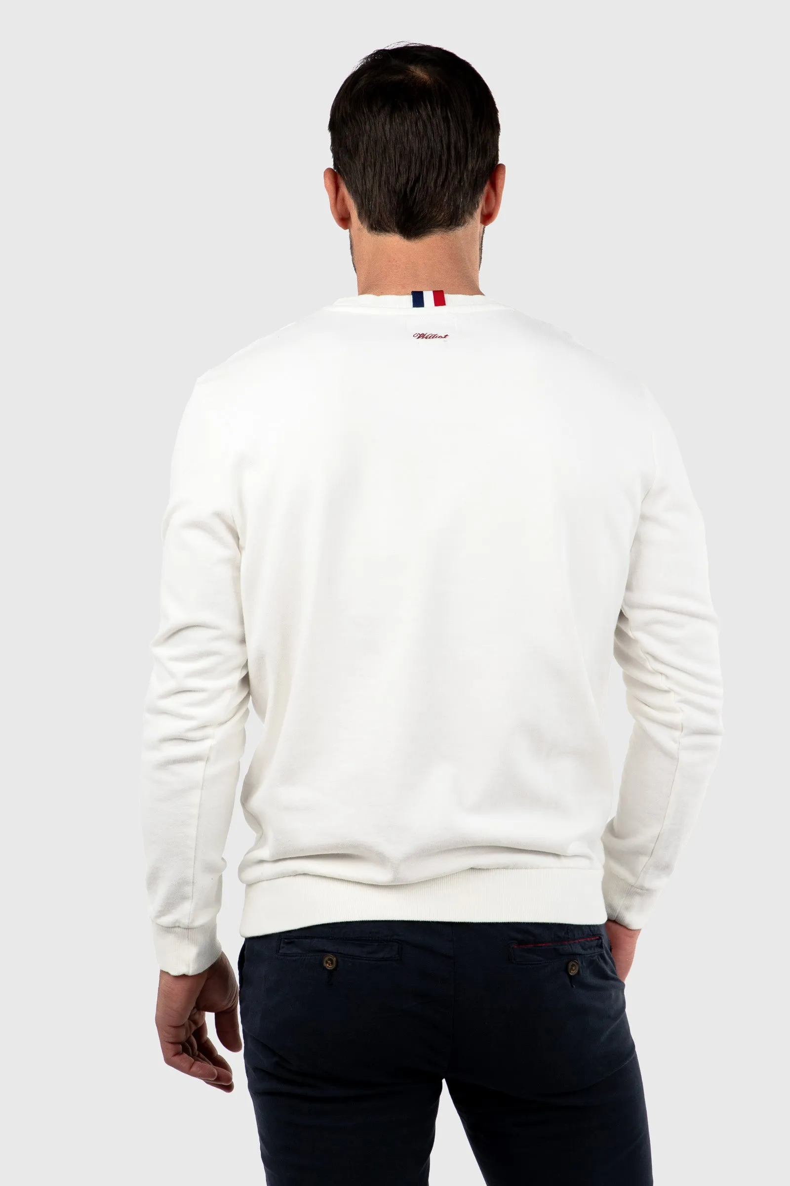 Sudadera Mr Williot Chill Crema