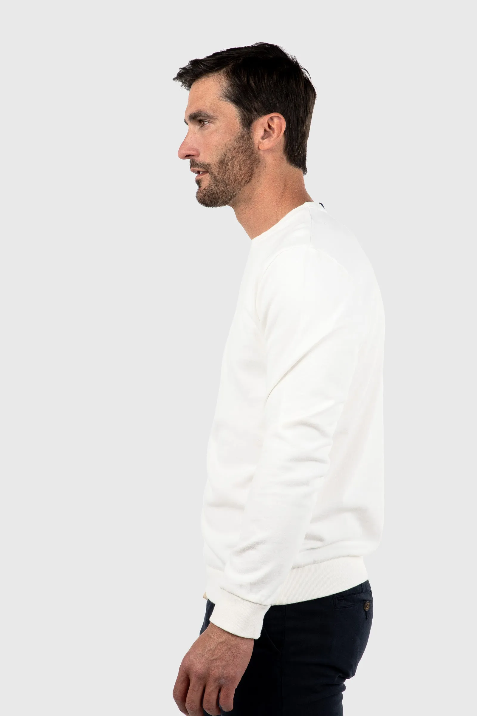 Sudadera Mr Williot Chill Crema