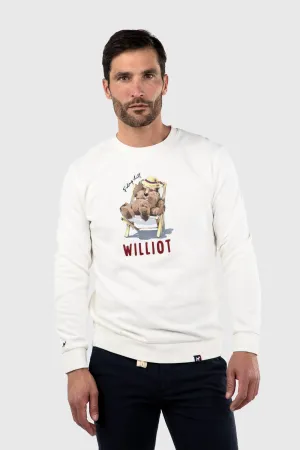 Sudadera Mr Williot Chill Crema