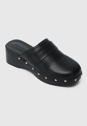 Terra Platform Mules (Black)