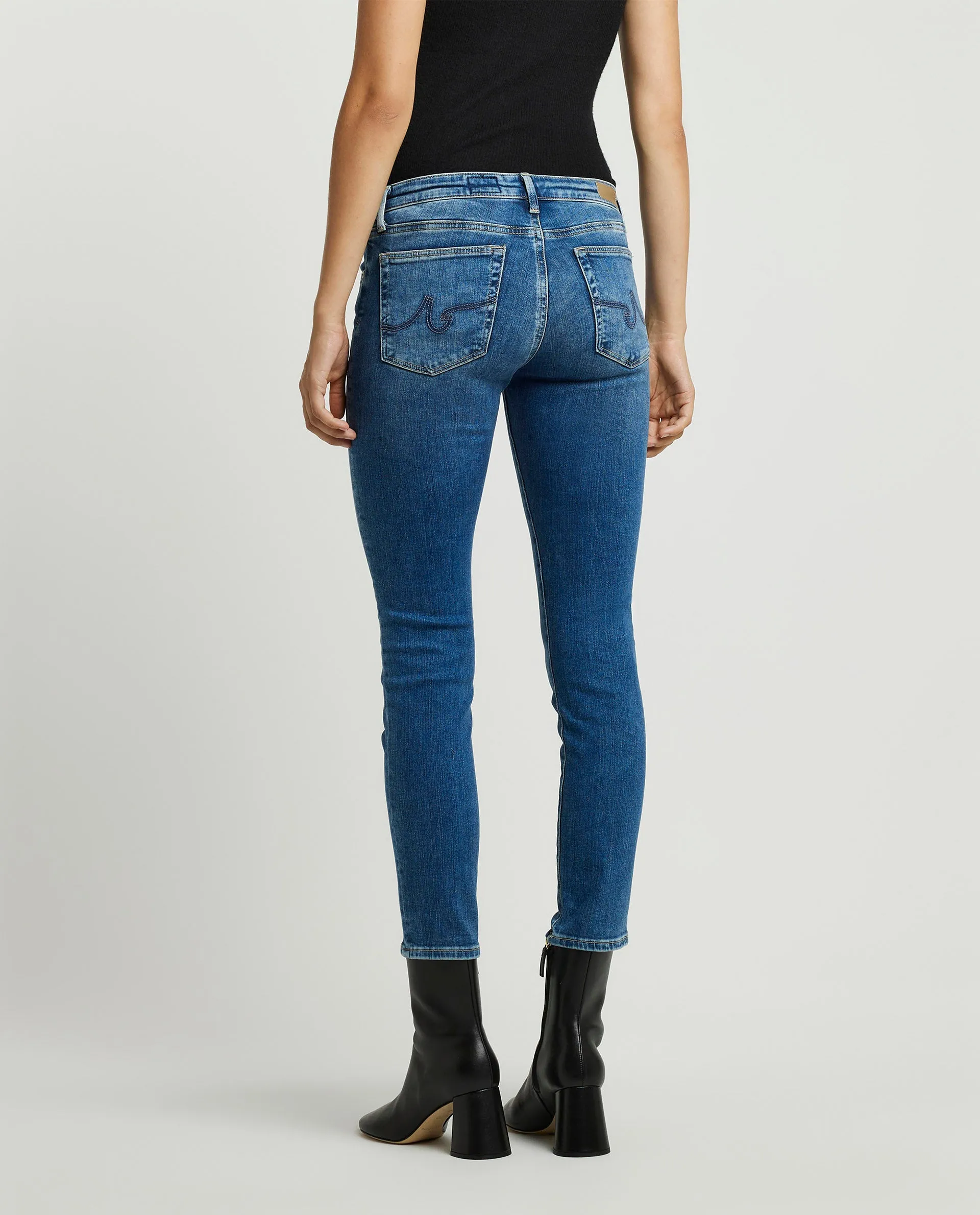The Prima Ankle Jeans - Blauw