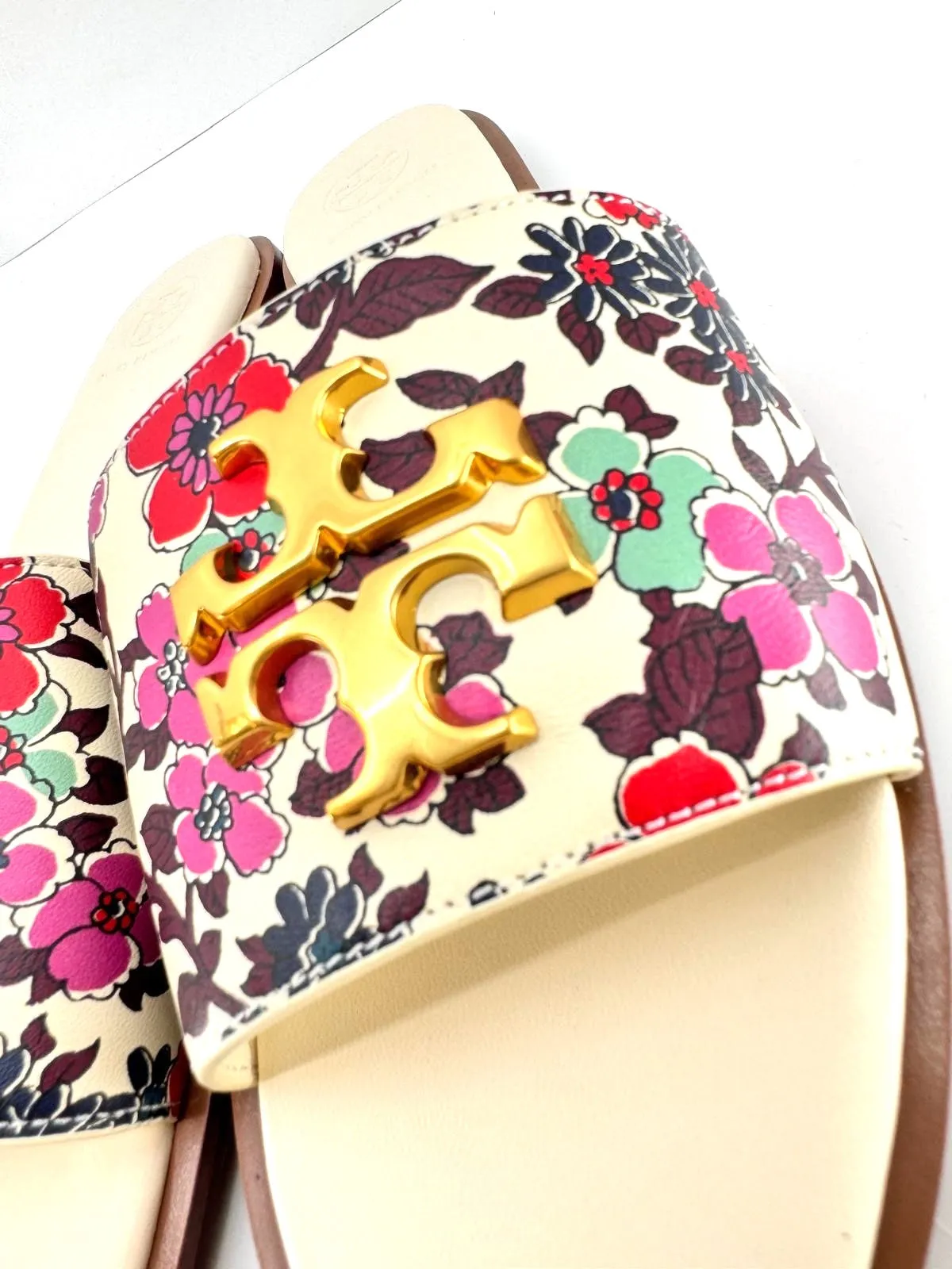TORY BURCH EVERLY LEATHER SLIDE MULES