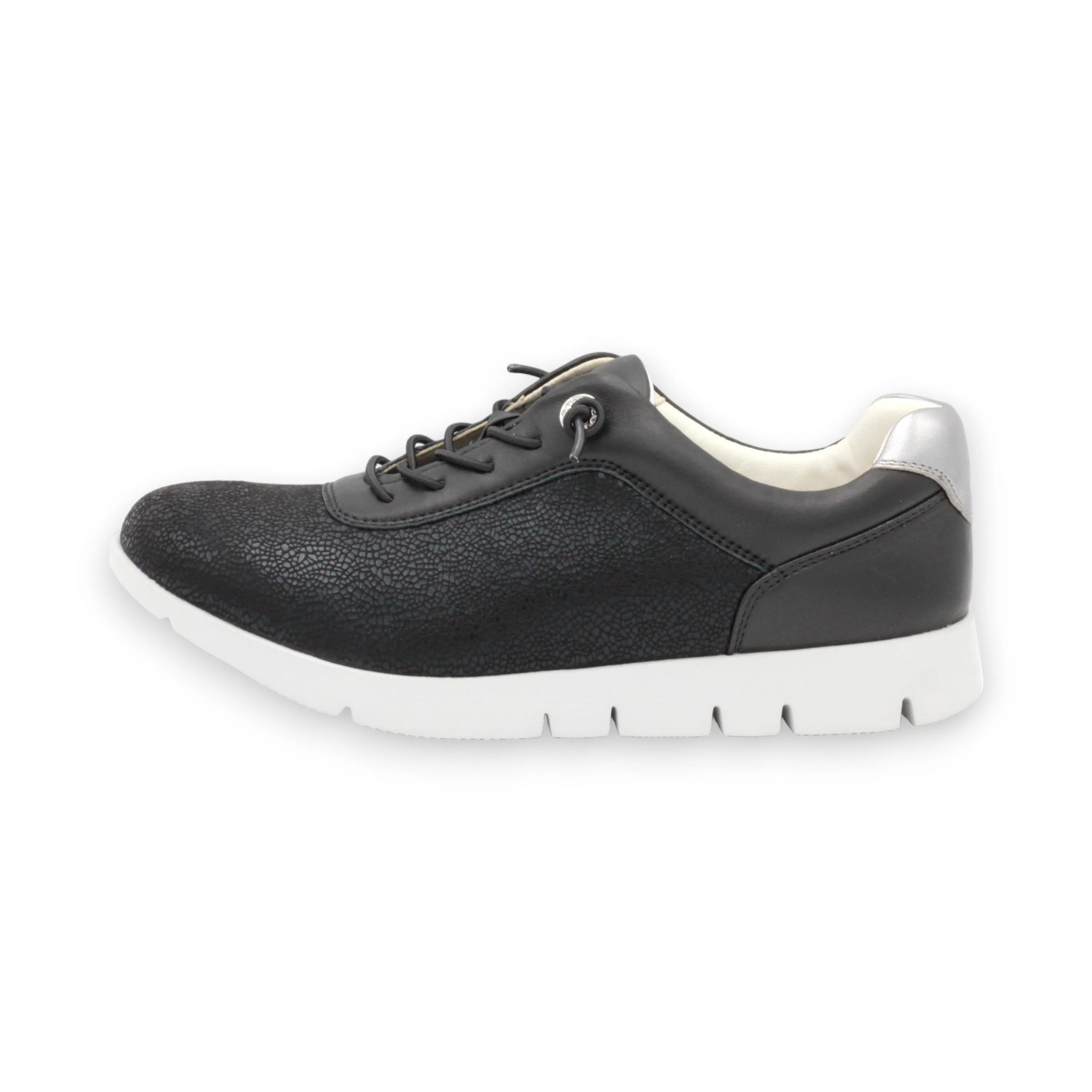 Ultra-Lightweight Women's Sneakers with New Material Super Stretch Fabric, Soft Sheep Leather, and Swarovski Crystal Eyelets #FJ129