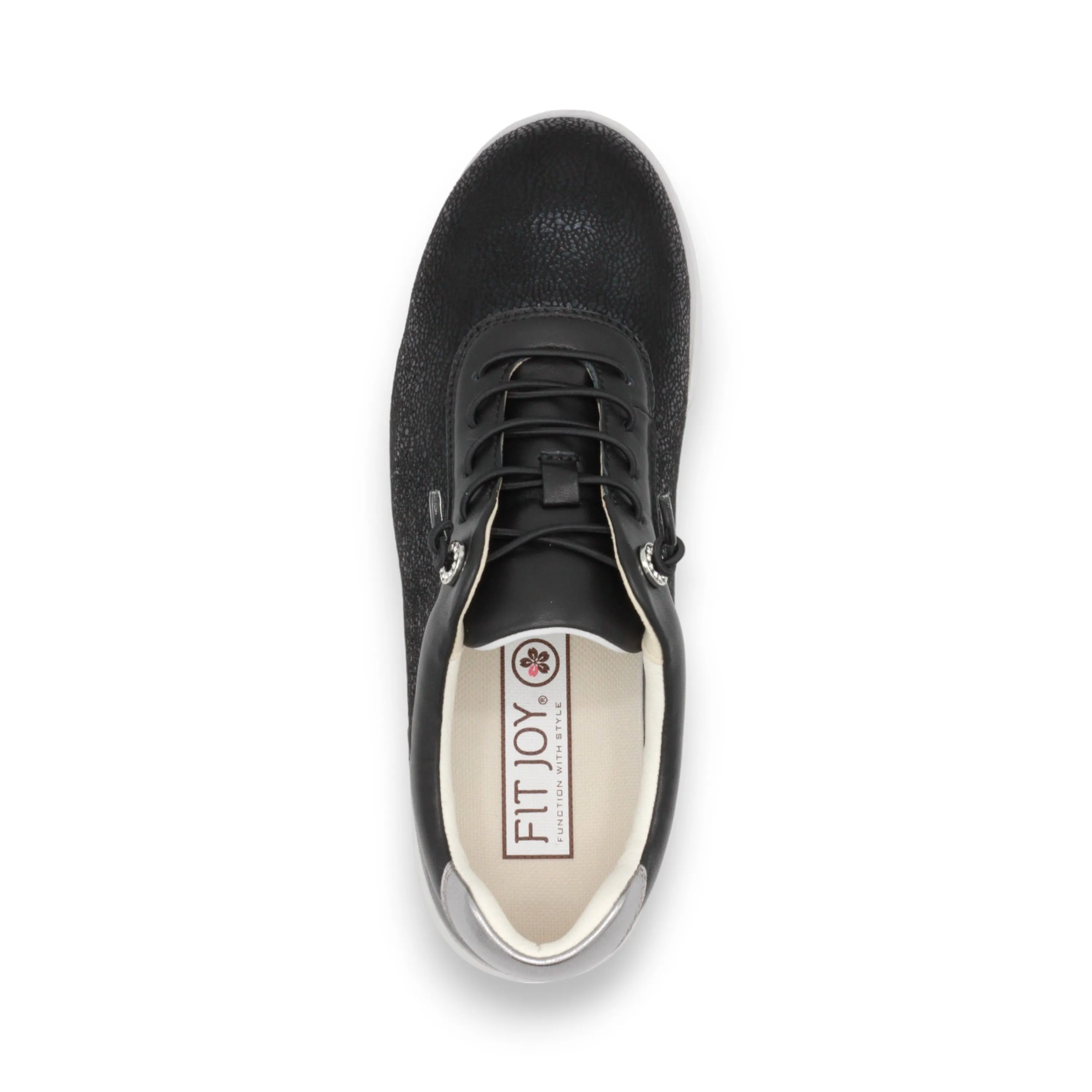 Ultra-Lightweight Women's Sneakers with New Material Super Stretch Fabric, Soft Sheep Leather, and Swarovski Crystal Eyelets #FJ129