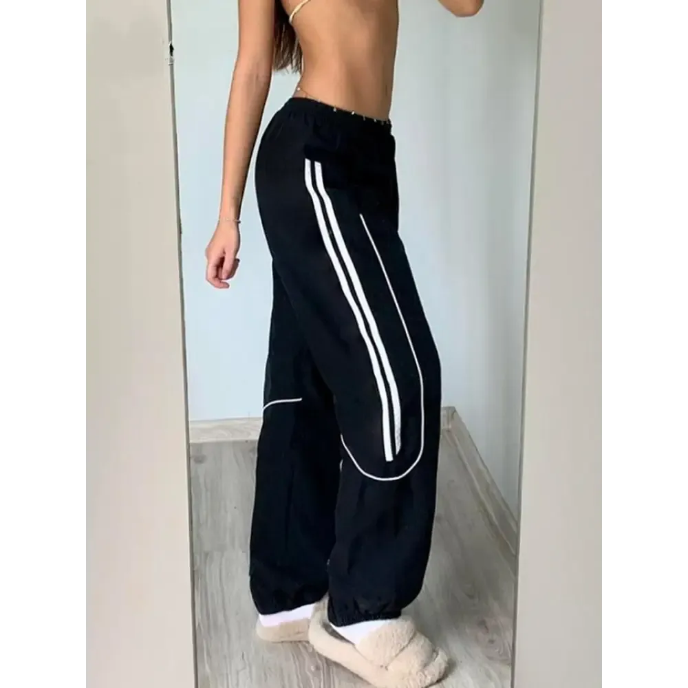 Unisex Y2K Nylon Sweatpants