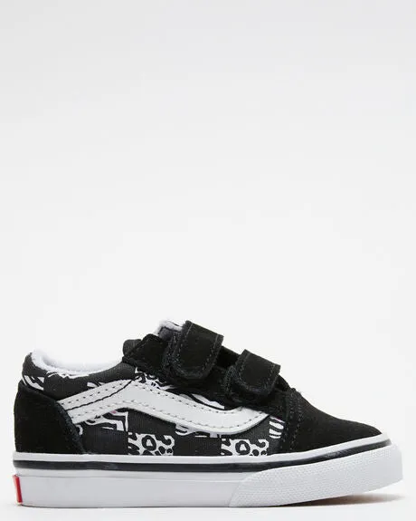 Vans Kids Old Skool V ZEBRA DAZE / BLACK