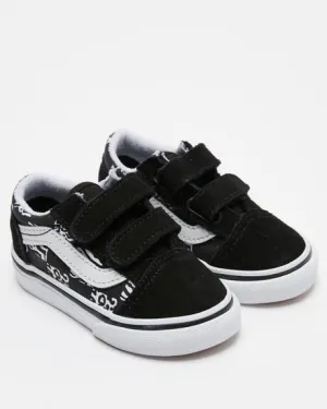 Vans Kids Old Skool V ZEBRA DAZE / BLACK
