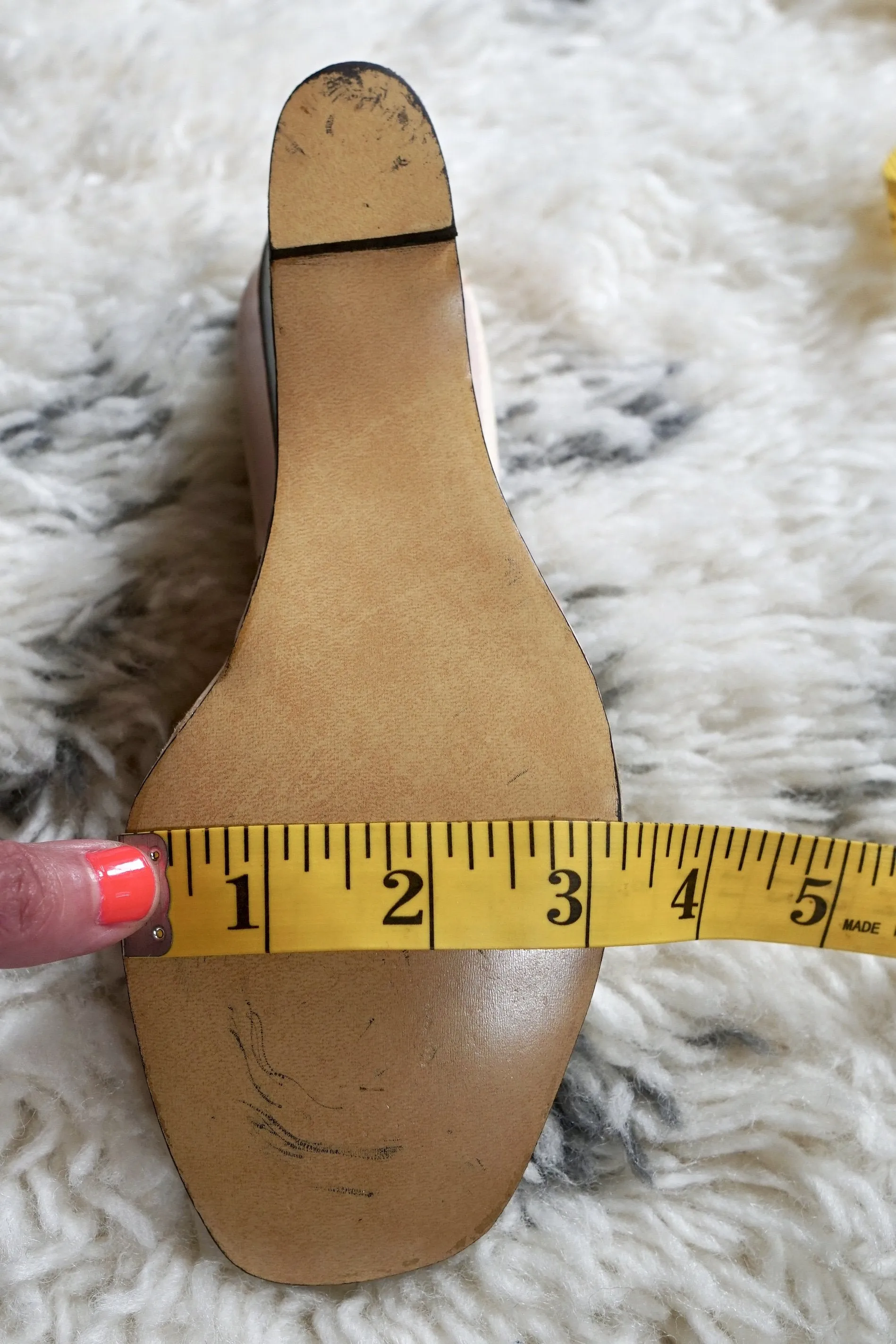 Vintage Bubble Tini Pastel Wedge Shoes | 6.5 N