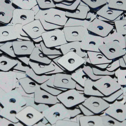 Washable Flat Square Sequin #P45 Light Blue (Metallic)