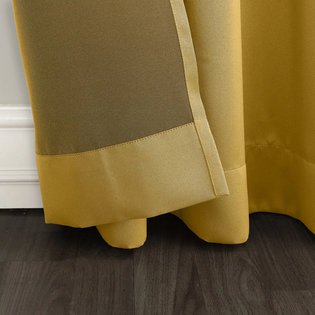 Wayfair Basics Room Darkening Grommet Curtain Panel Wayfair Basics® Curtain Color: Flax Size per Panel: 54" W x 63" L