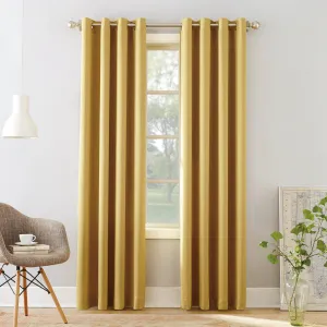 Wayfair Basics Room Darkening Grommet Curtain Panel Wayfair Basics® Curtain Color: Flax Size per Panel: 54" W x 63" L