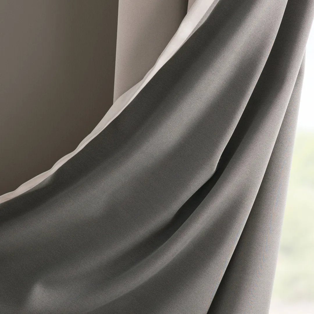 Wayfair Basics Room Darkening Grommet Curtain Panel Wayfair Basics® Curtain Color: Stone Size per Panel: 54" W x 108" L
