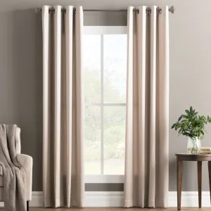 Wayfair Basics Room Darkening Grommet Curtain Panel Wayfair Basics® Curtain Color: Stone Size per Panel: 54" W x 108" L