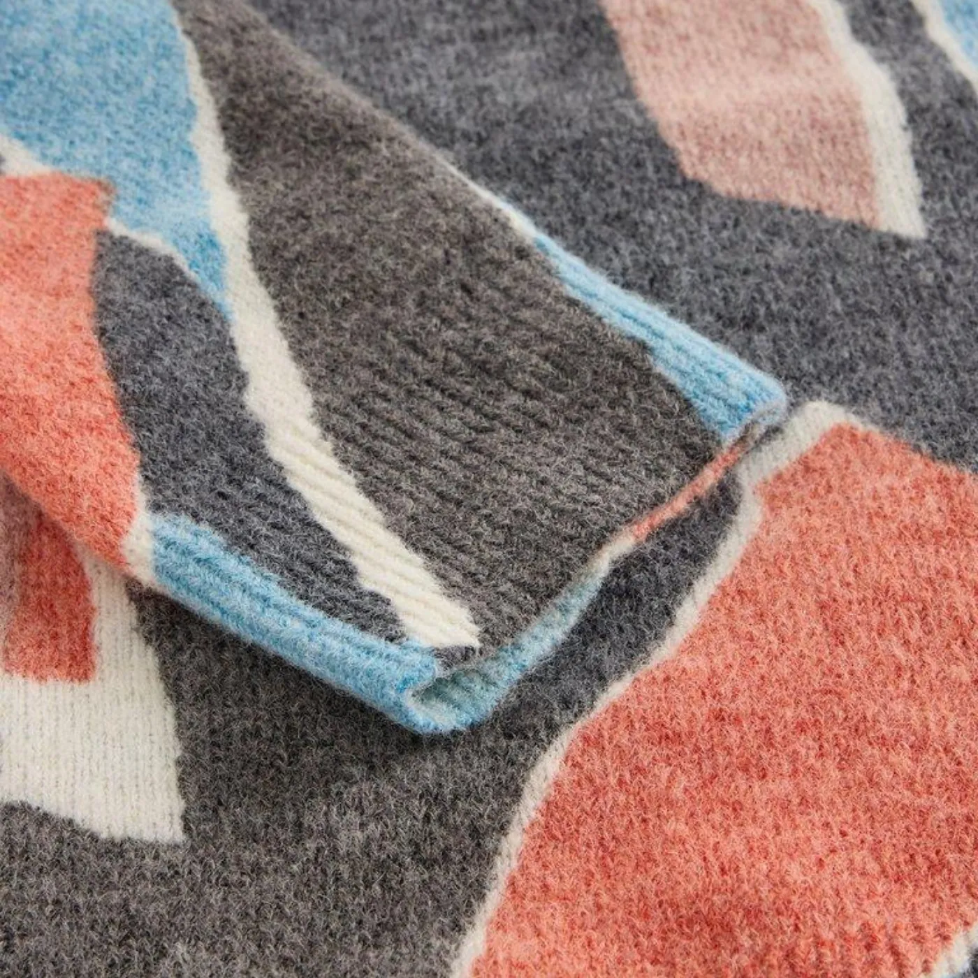 White Stuff Jodie Blue Print Jumper