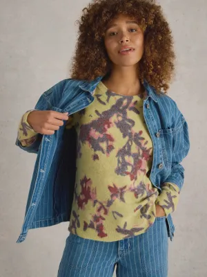 White Stuff Jodie Jumper Yellow Print