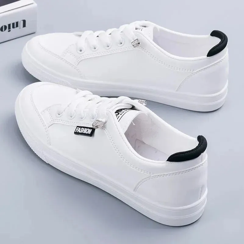 Women Sneakers Women's Vulcanize Shoes Spring  Autumn Breathable Flats Solid Color Mesh Shoes Young Woman Casual White Shoes