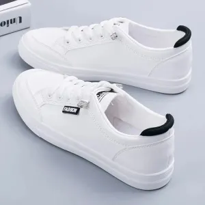 Women Sneakers Women's Vulcanize Shoes Spring  Autumn Breathable Flats Solid Color Mesh Shoes Young Woman Casual White Shoes
