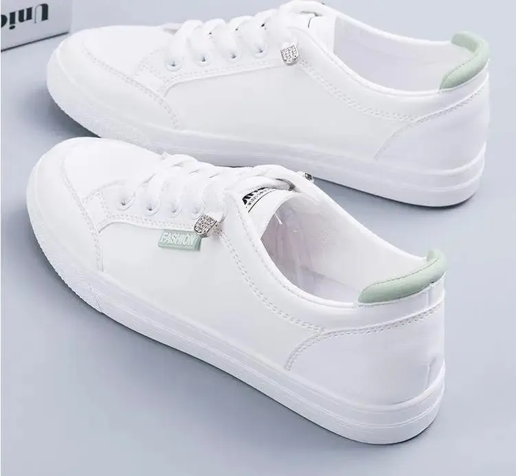 Women Sneakers Women's Vulcanize Shoes Spring  Autumn Breathable Flats Solid Color Mesh Shoes Young Woman Casual White Shoes