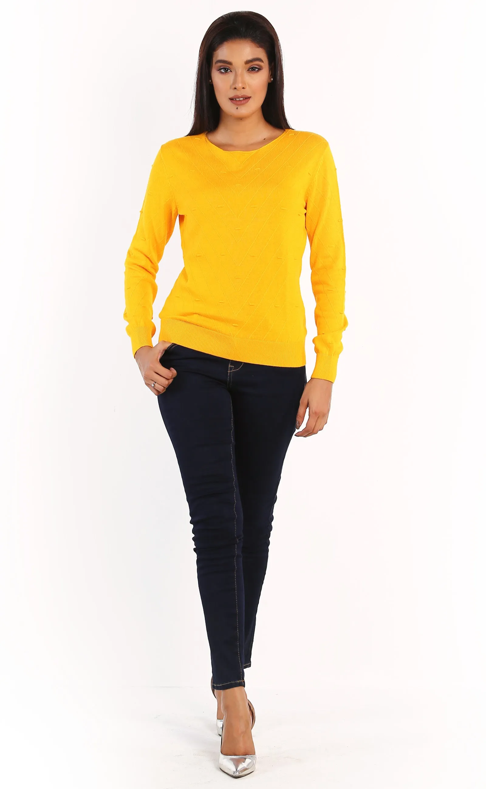 Womens Pullover- Gold Fusion