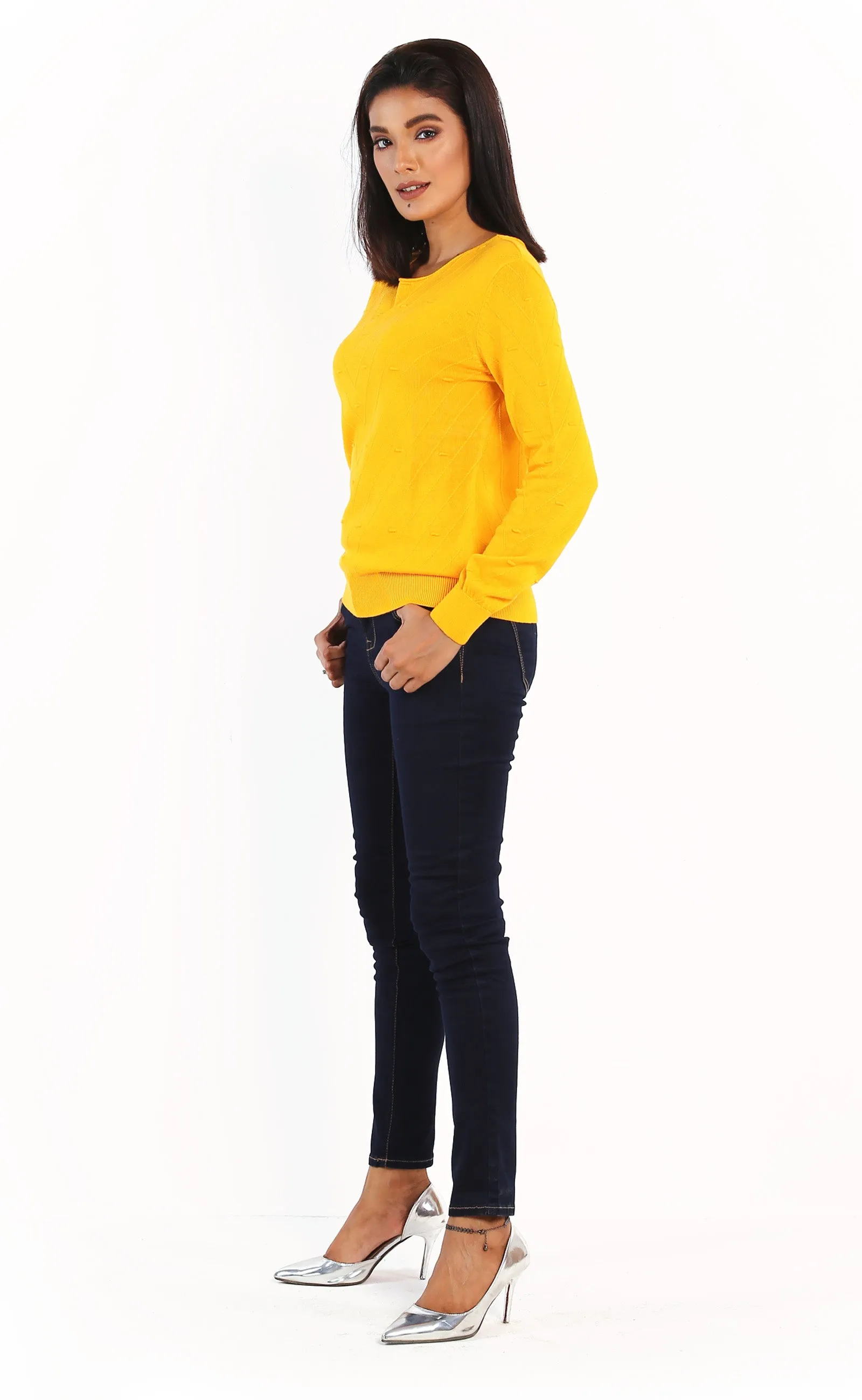 Womens Pullover- Gold Fusion