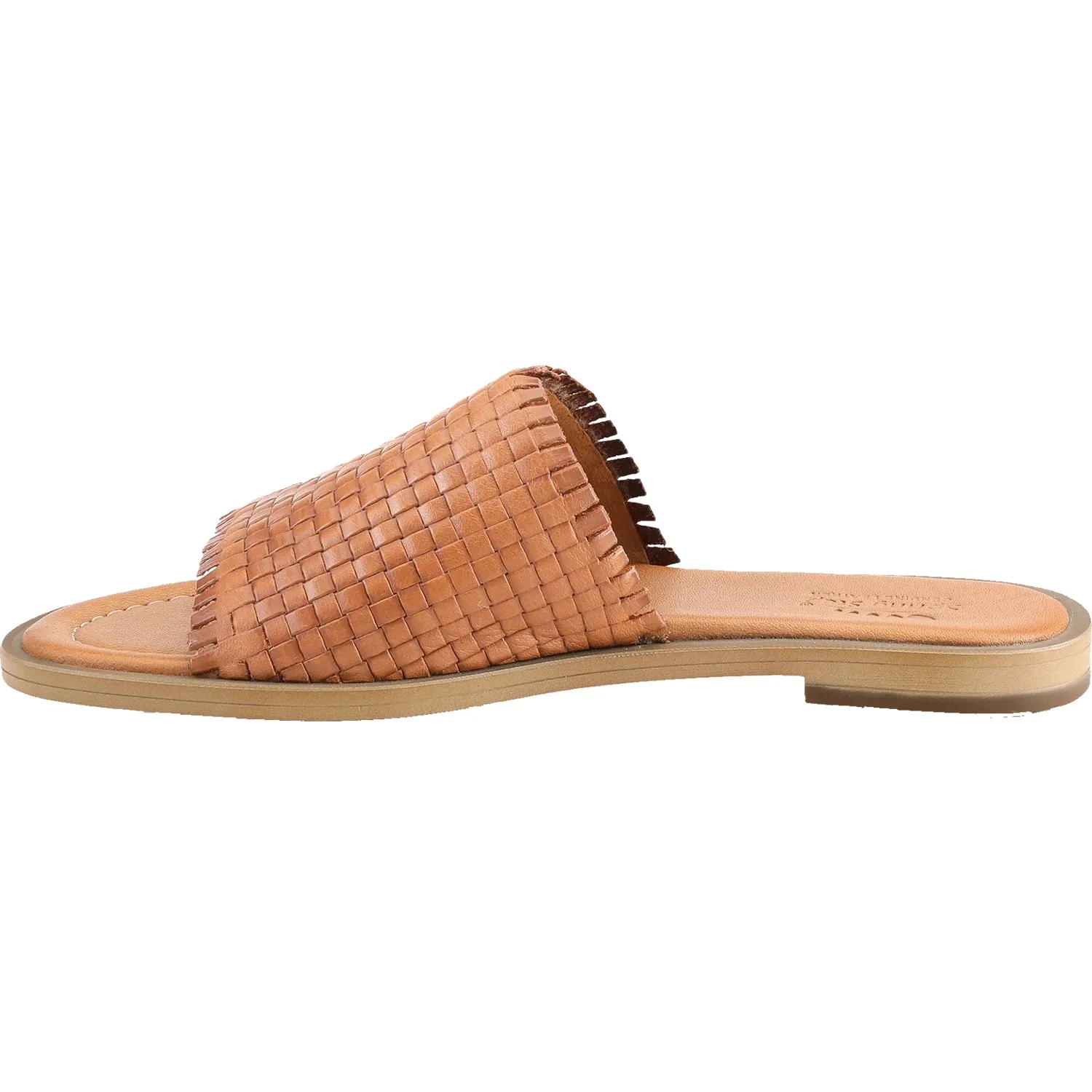 Women's Spring Step Ginosa Camel Leather