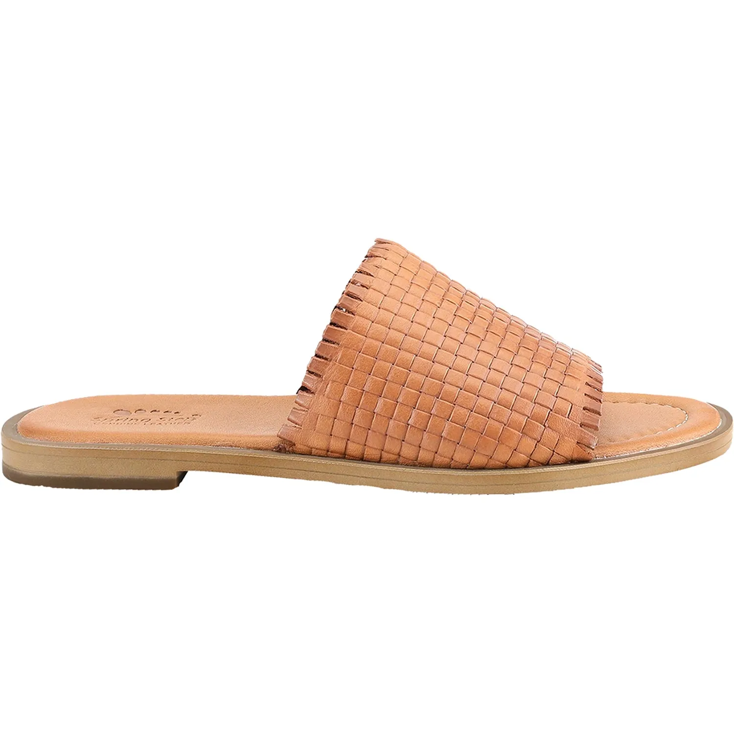 Women's Spring Step Ginosa Camel Leather