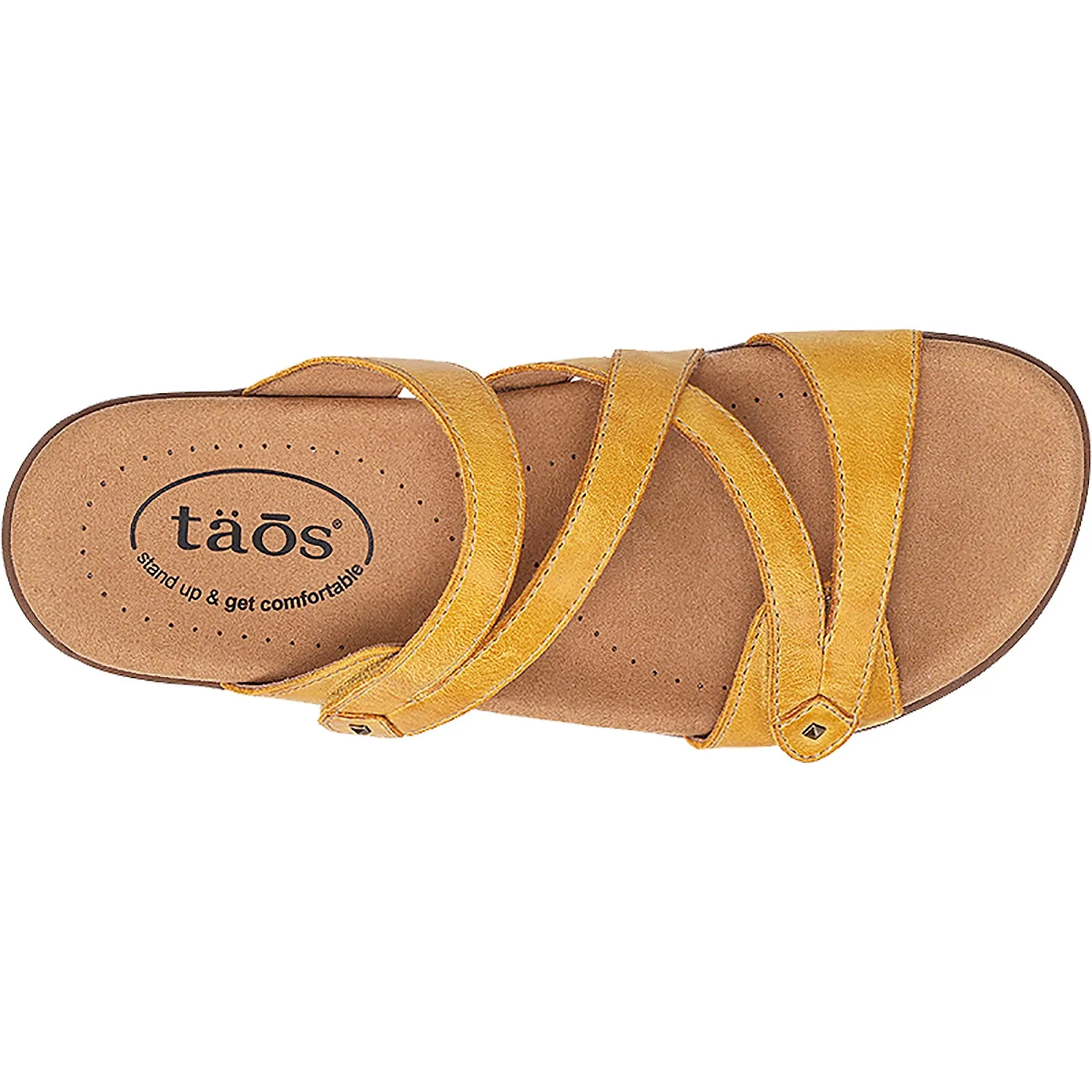 Women's Taos Double U Yellow Leather
