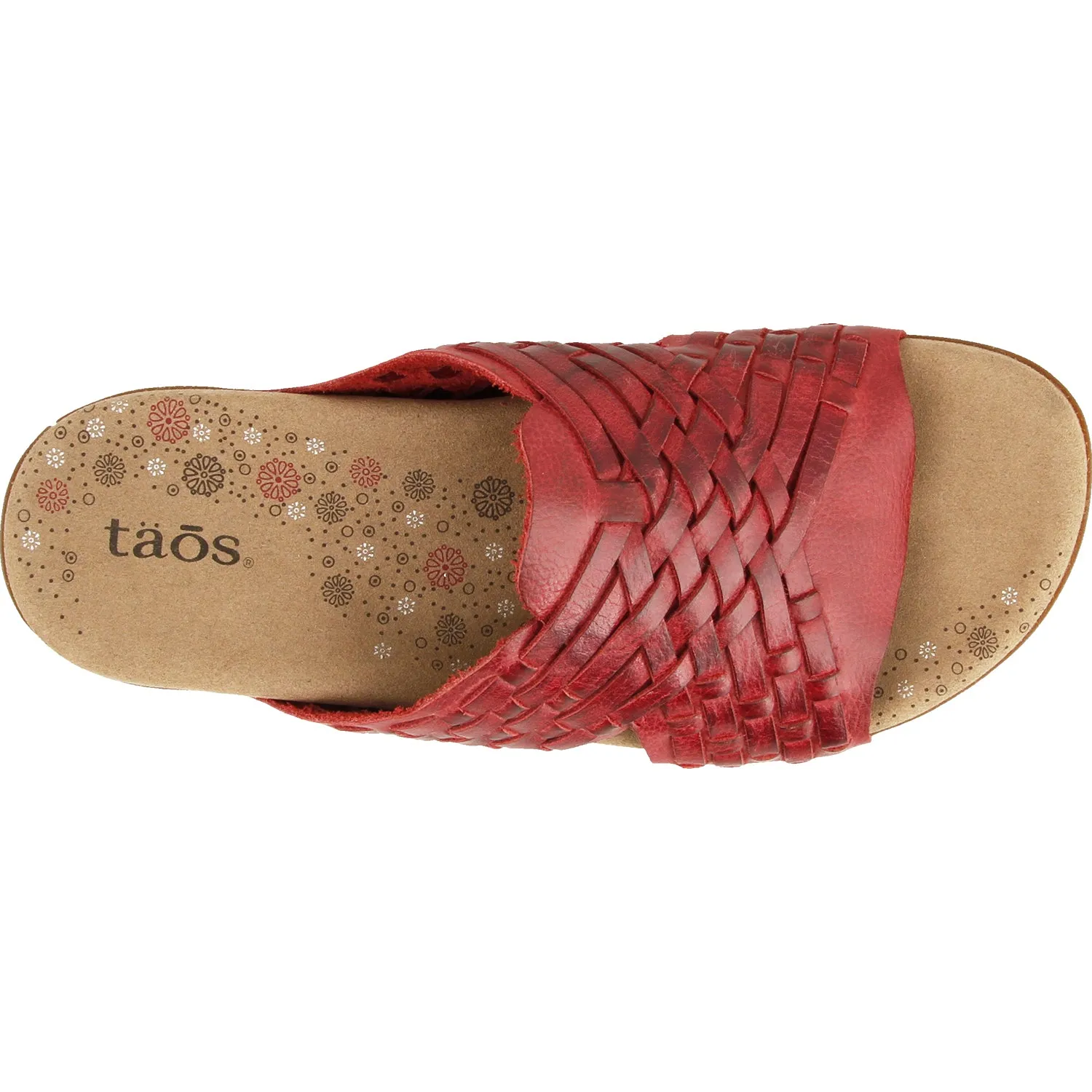 Women's Taos Guru Red Leather